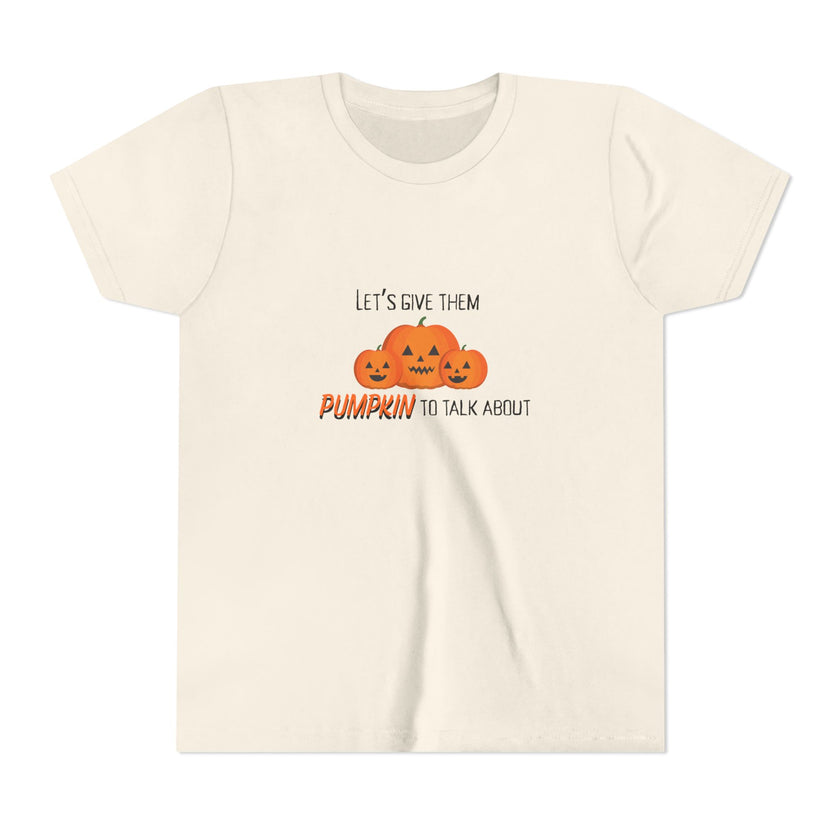 Pumpkin To Talk About Youth Short Sleeve Tee