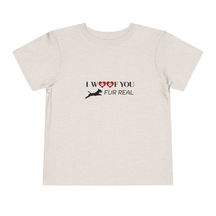 Woof You Fur Real Toddler Tee
