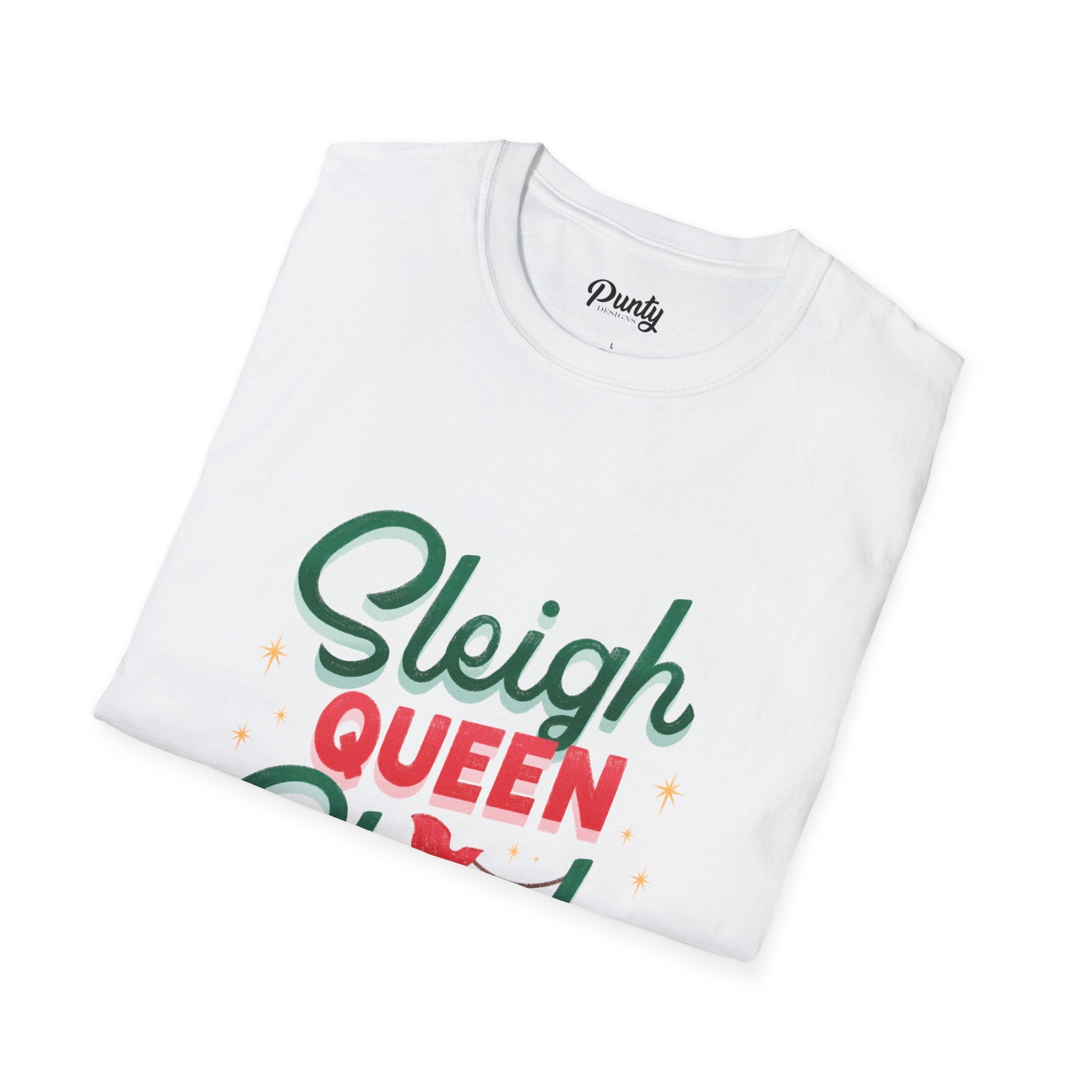Sleigh Queen, Sleigh Softstyle Cotton Tee