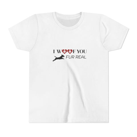 Woof You Fur Real Youth Short Sleeve Tee