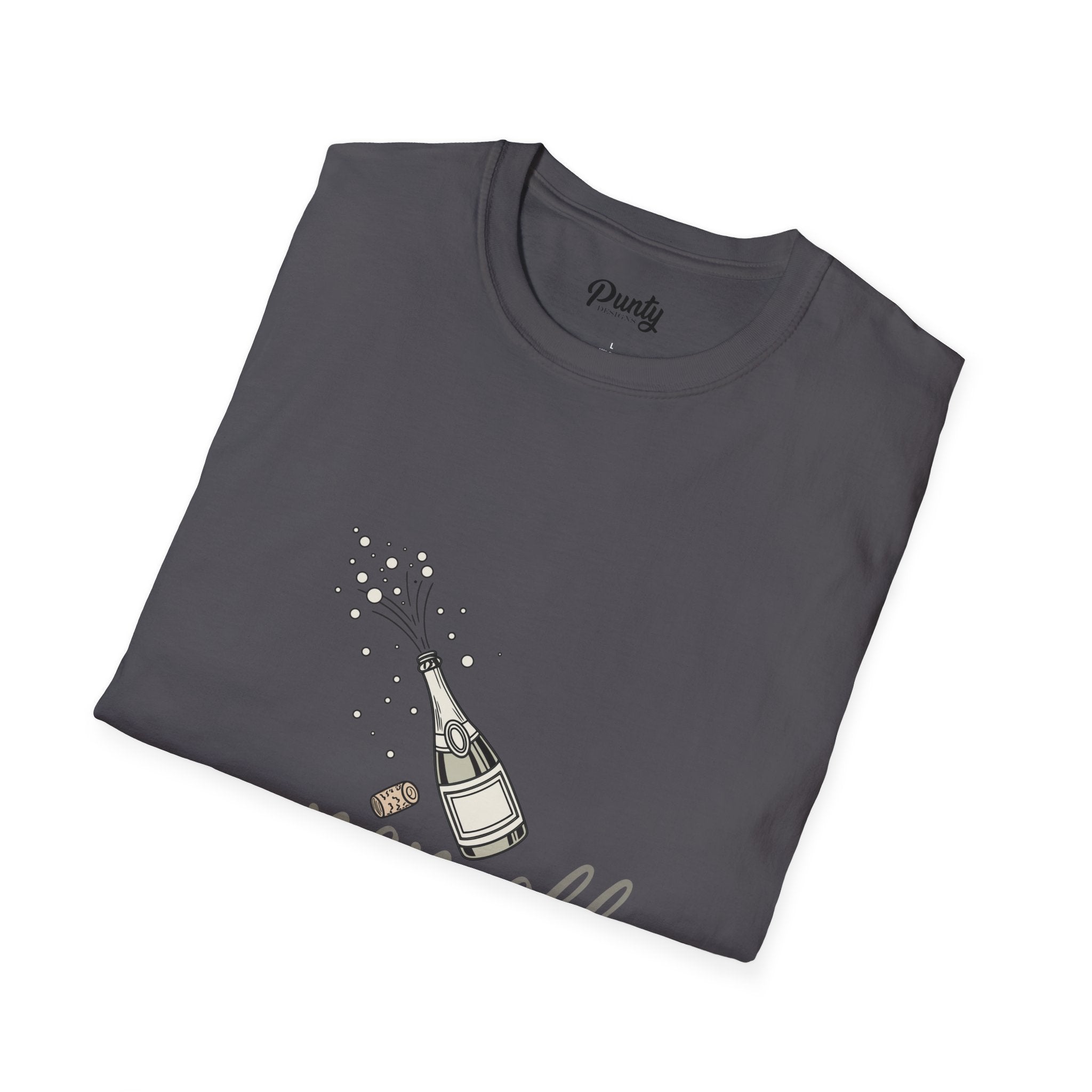 Pop Off - Silver - Softstyle Cotton Tee