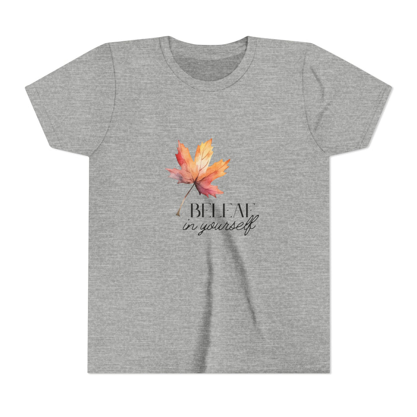 BeLeaf In Yourself Youth Short Sleeve Tee