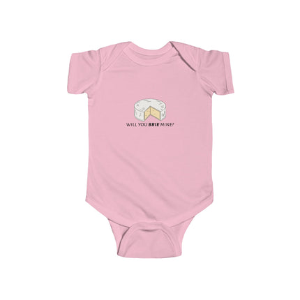 Will You Brie Mine Baby Onesie