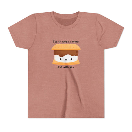 Everything Is S'more Fun With You Youth Short Sleeve Tee
