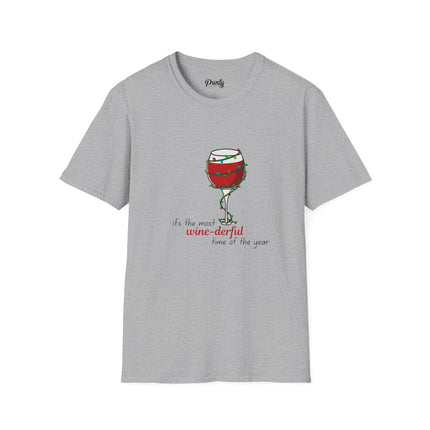 Most Winederful Time Of The Year Softstyle Cotton Tee