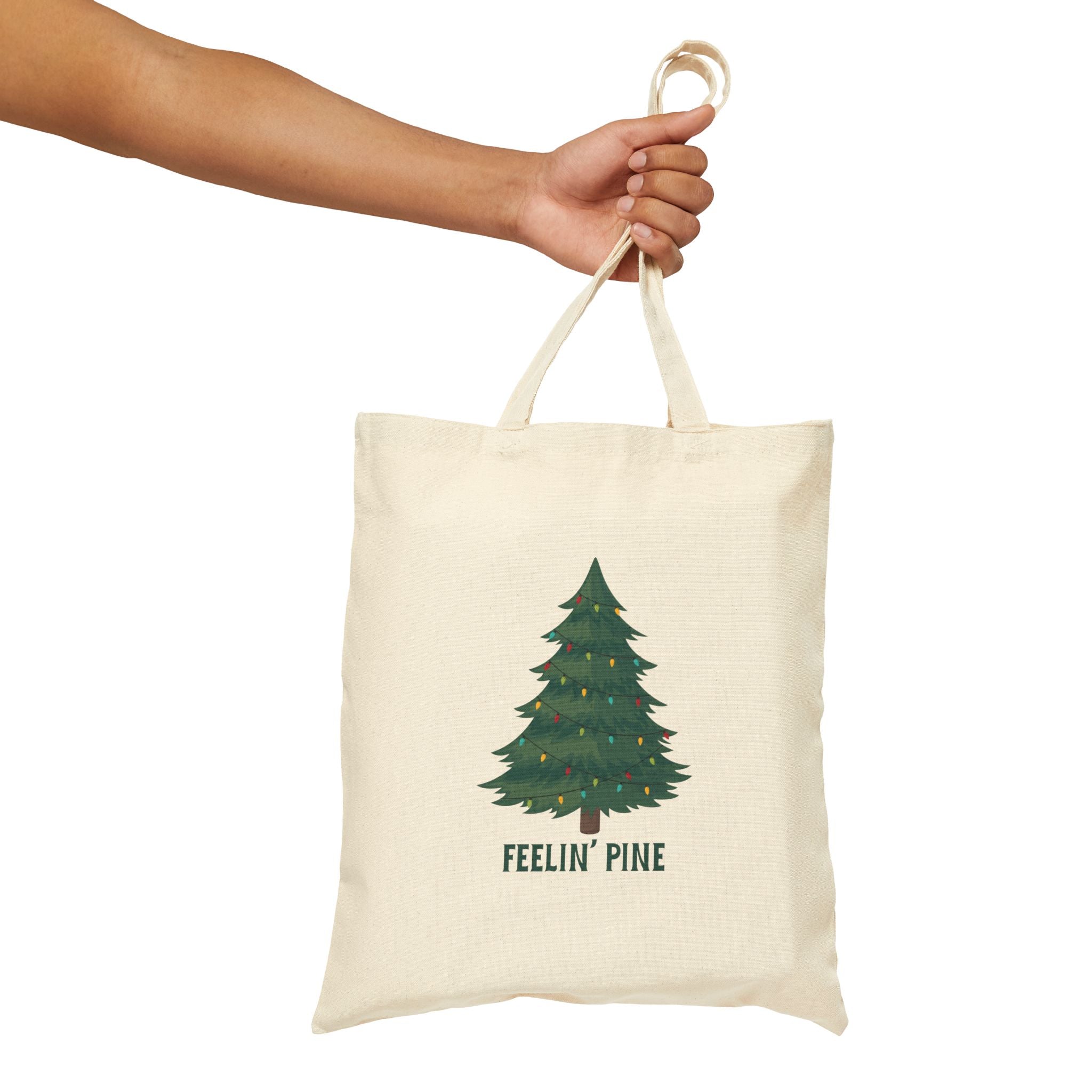 Feelin' Pine Cotton Canvas Tote Bag