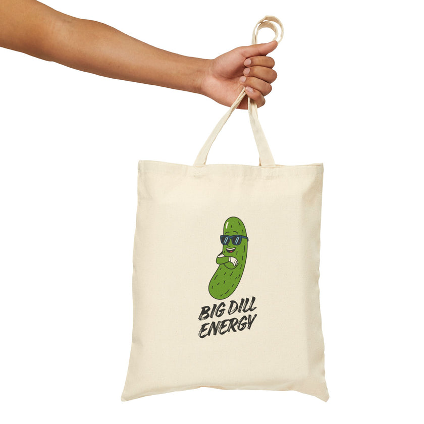 Big Dill Energy Cotton Canvas Tote
