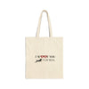 I Woof You Fur Real Cotton Canvas Tote