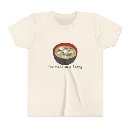 You Make Miso Happy Youth Short Sleeve Tee