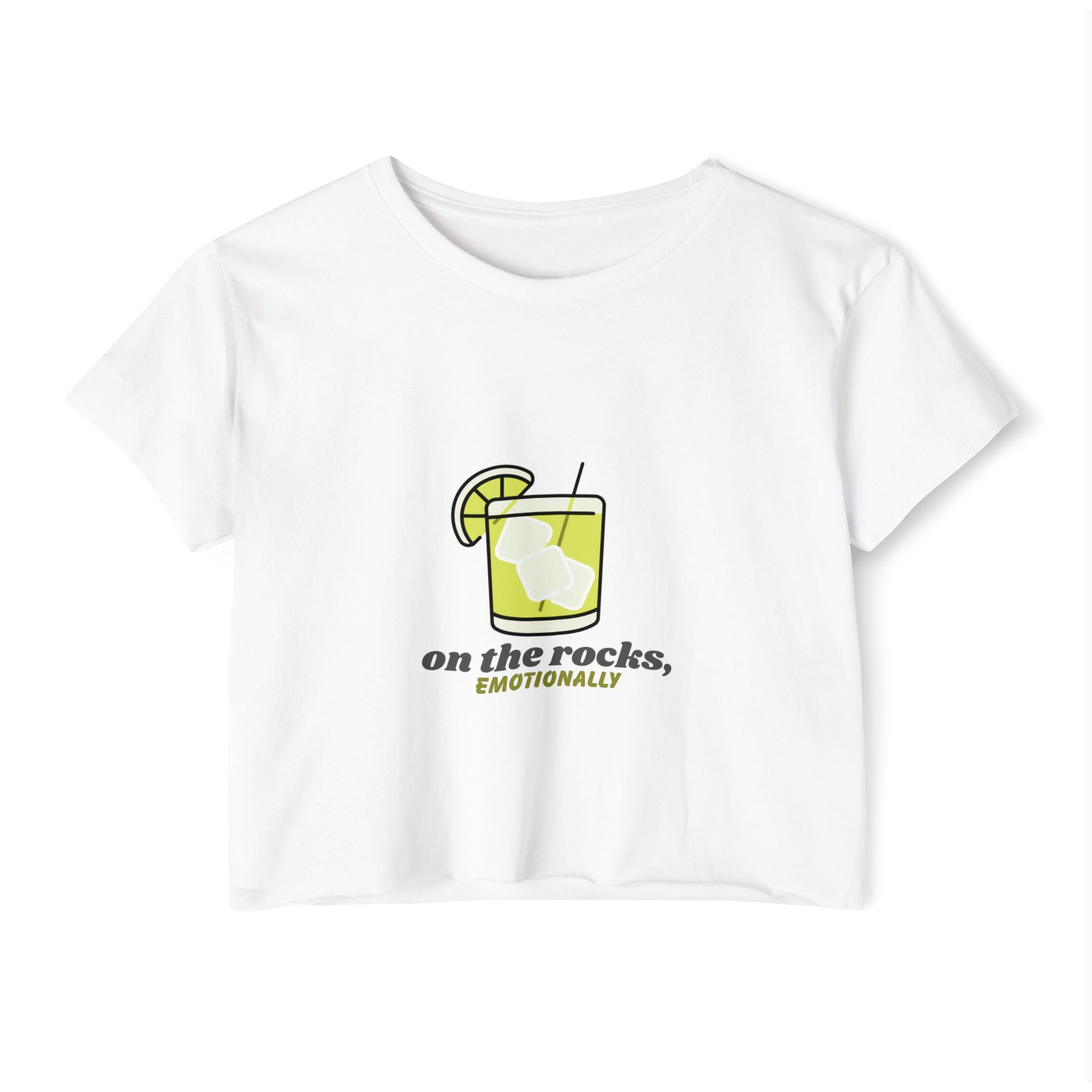 On The Rocks, Emotionally Festival Crop Top