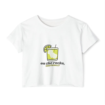 On The Rocks, Emotionally Festival Crop Top