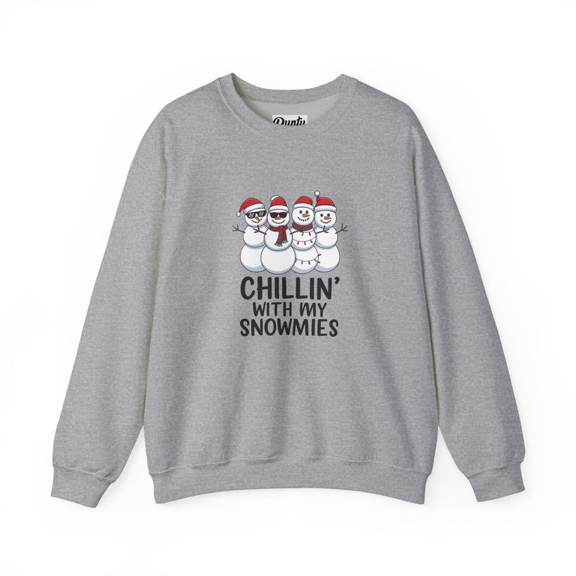 Chillin' With My Snowmies Crewneck Sweatshirt