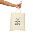 What The Puck Cotton Canvas Tote