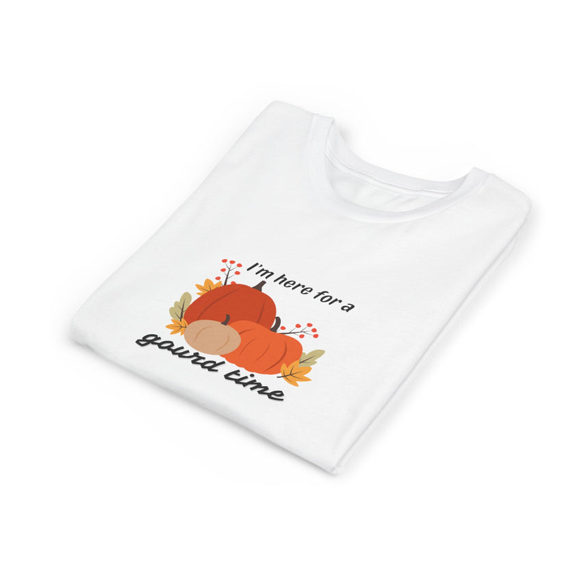 Here For A Gourd Time Youth Short Sleeve Tee