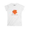 Leaf Me Alone Fitted Softstyle Cotton Tee