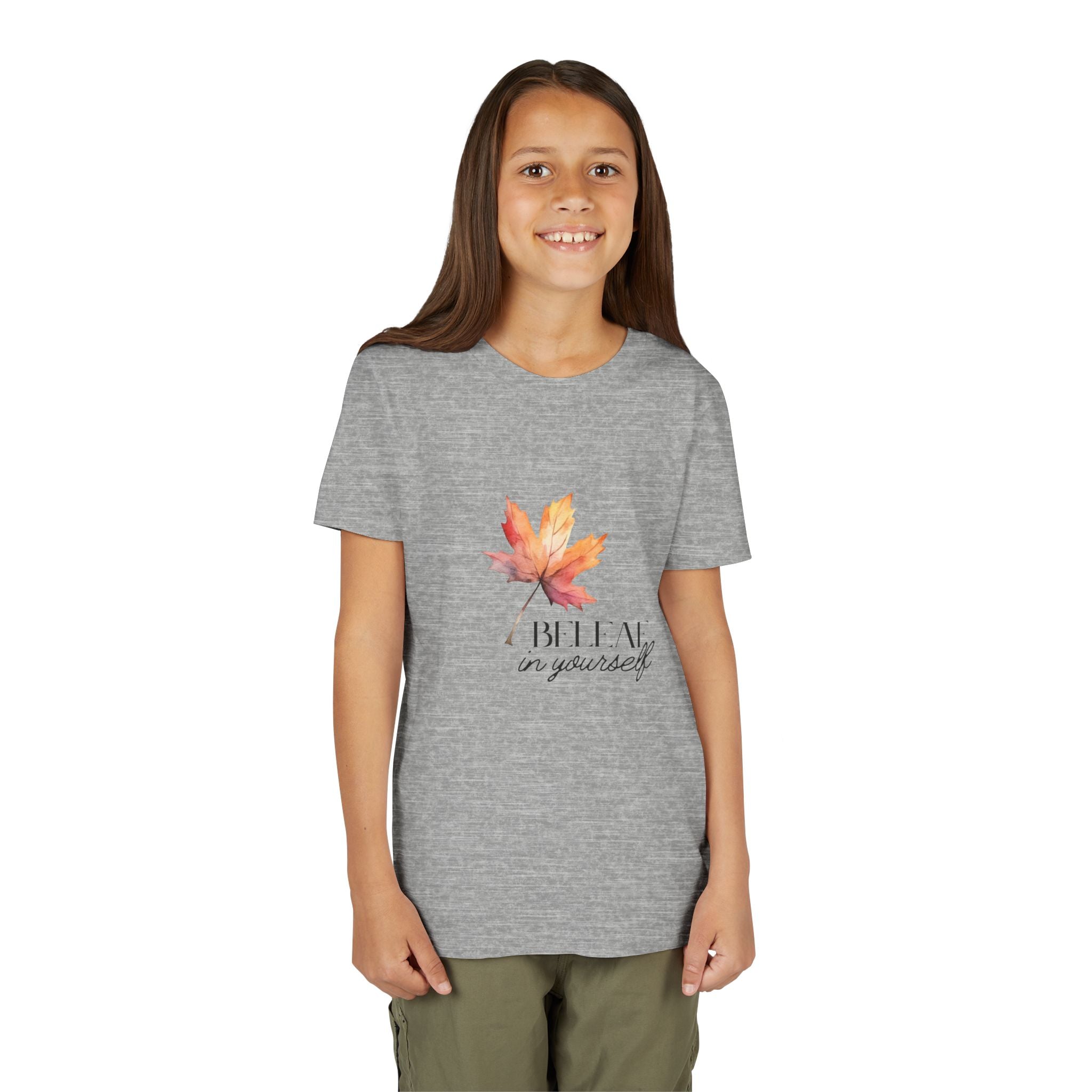 BeLeaf In Yourself Youth Short Sleeve Tee
