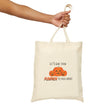 Pumpkin To Talk About Cotton Canvas Tote