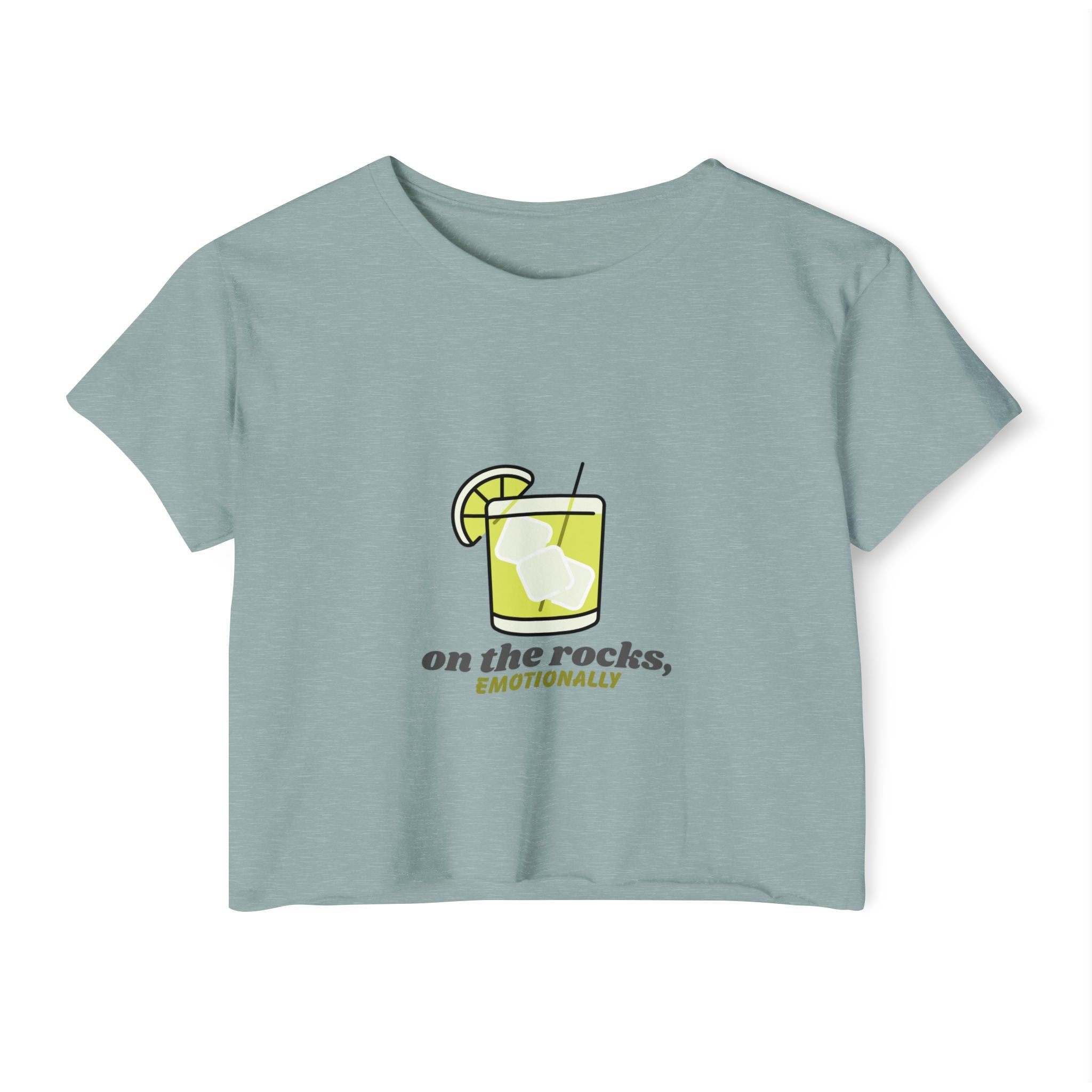 On The Rocks, Emotionally Festival Crop Top