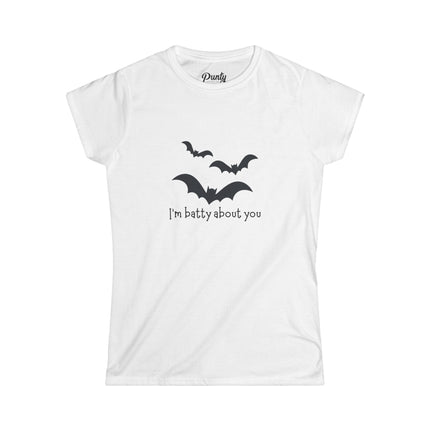 Batty About You Fitted Softstyle Cotton Tee