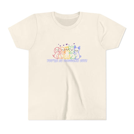 You're So Doggone Cute Youth Short Sleeve Tee