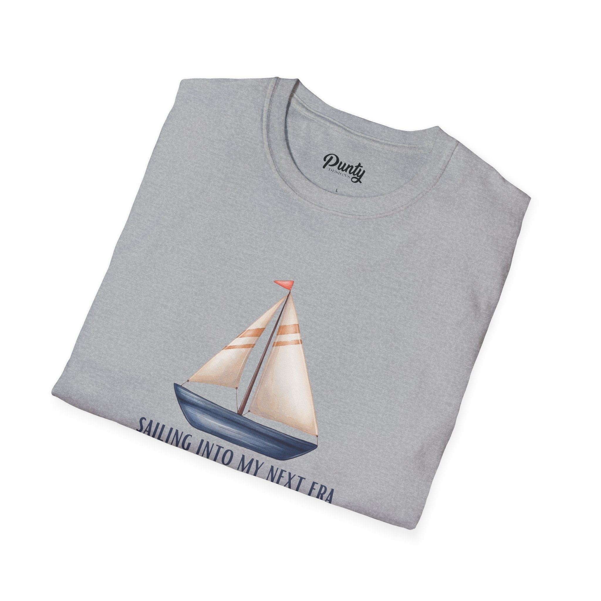 Sailing Into My Next Era Softstyle Cotton Tee