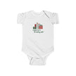 Wrapped Up In The Holiday Spirit- Red- Baby Onesie