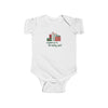 Wrapped Up In The Holiday Spirit- Red- Baby Onesie
