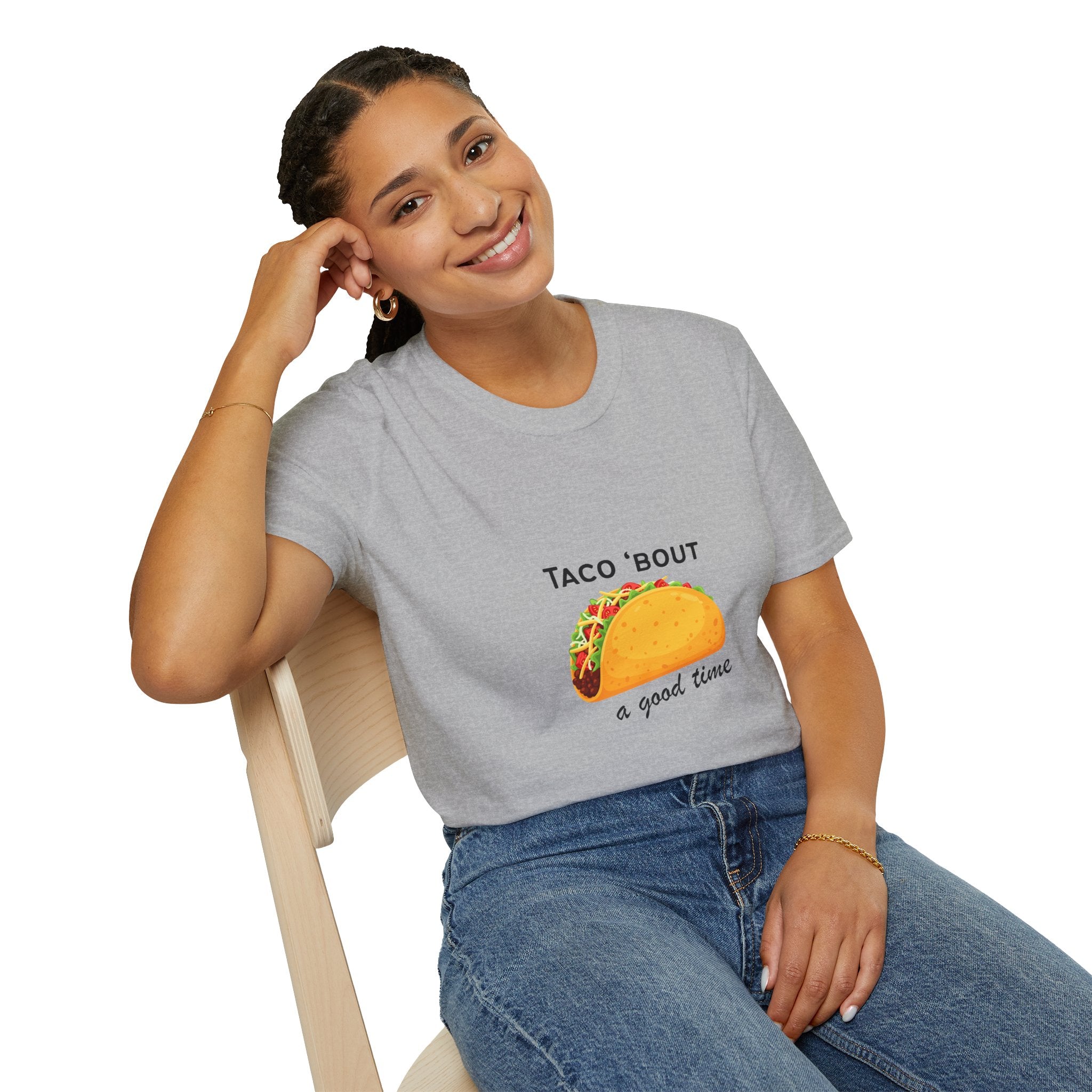 Taco Bout A Good Time  Softstyle Cotton Tee