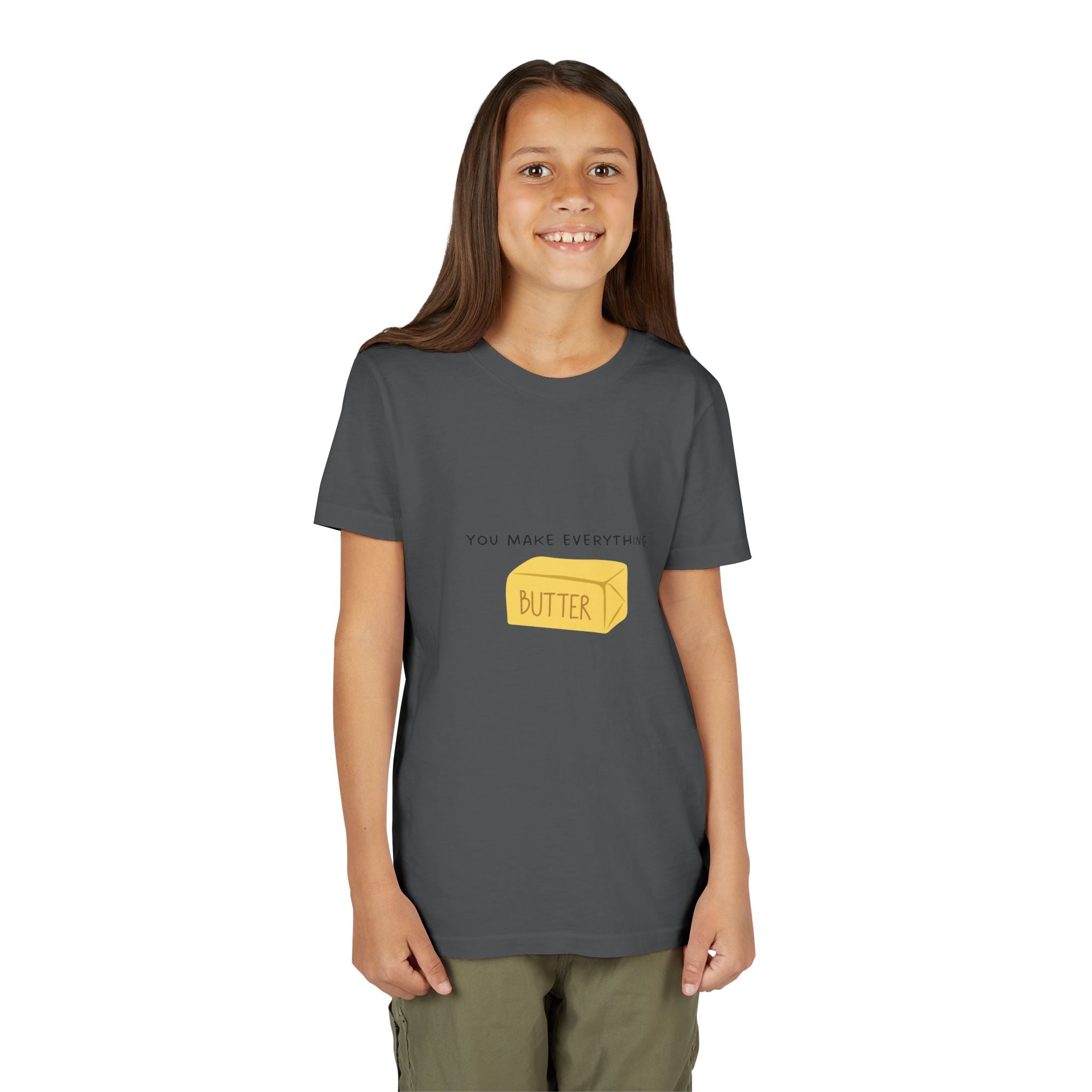 You Make Everything Butter Youth Short Sleeve Tee