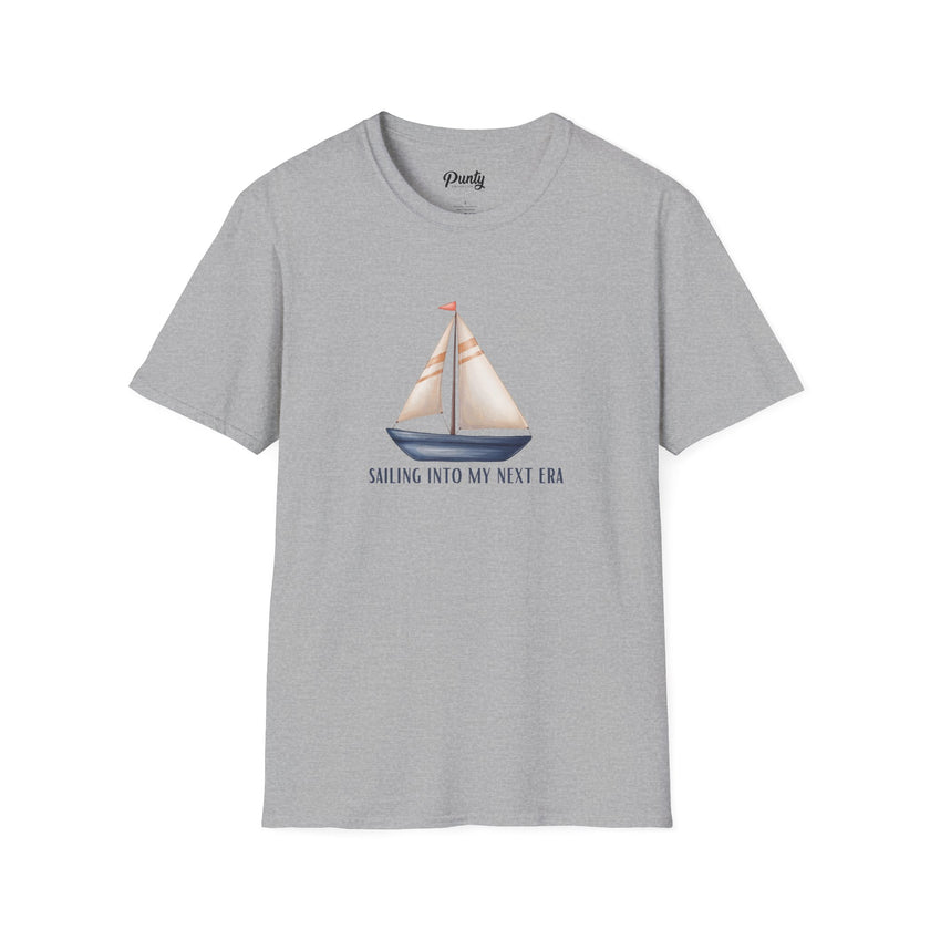 Sailing Into My Next Era Softstyle Cotton Tee