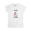 Too Ghoul For School Fitted Softstyle Cotton Tee