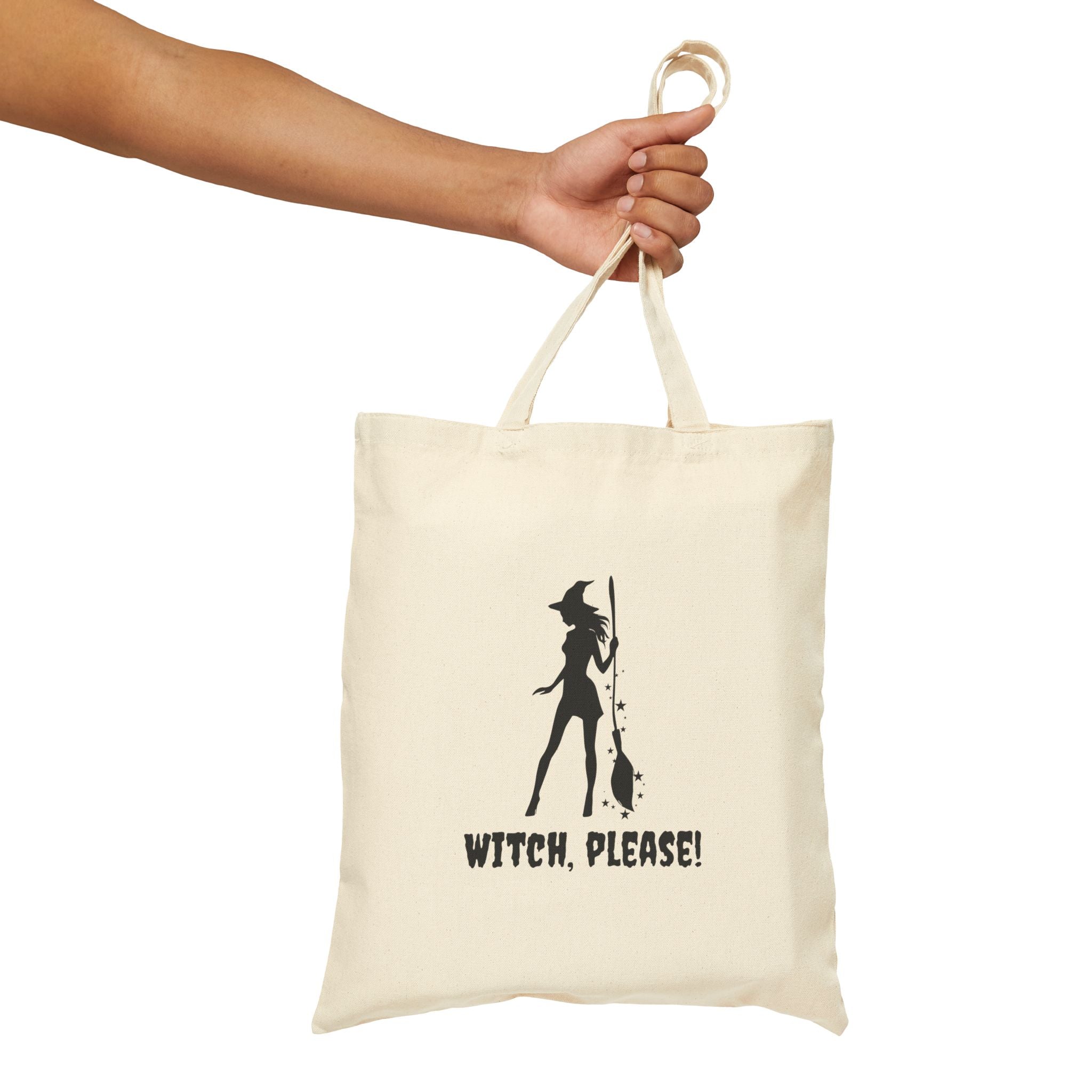 Witch, Please Cotton Canvas Tote