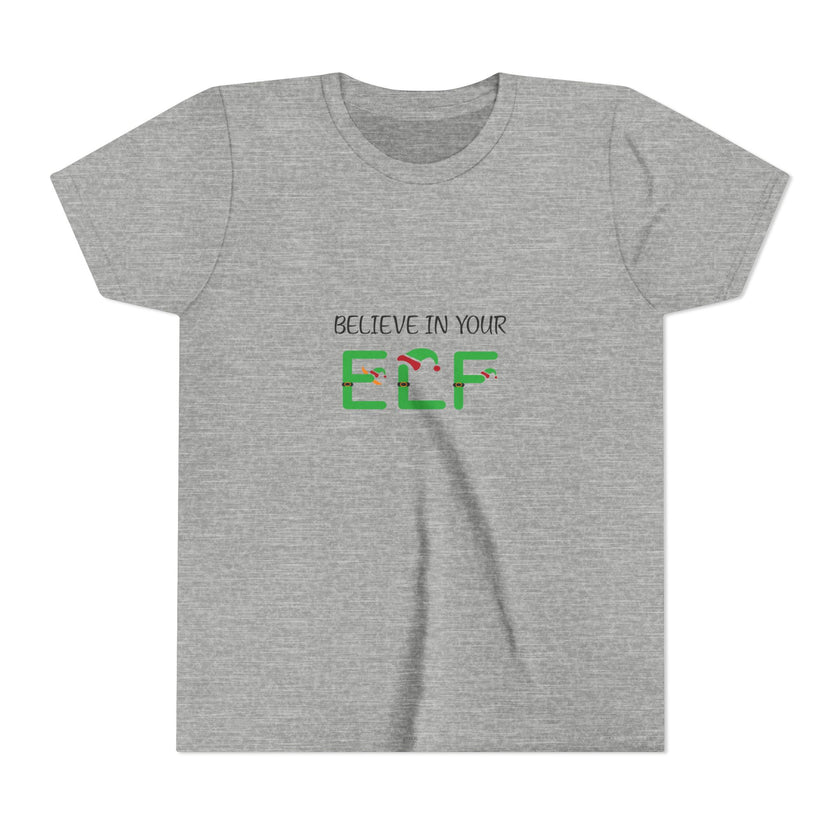 Believe In Your Elf Youth Short Sleeve Tee