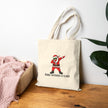 Rebel Without A Claus Cotton Canvas Tote Bag