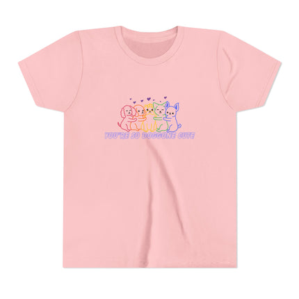 You're So Doggone Cute Youth Short Sleeve Tee