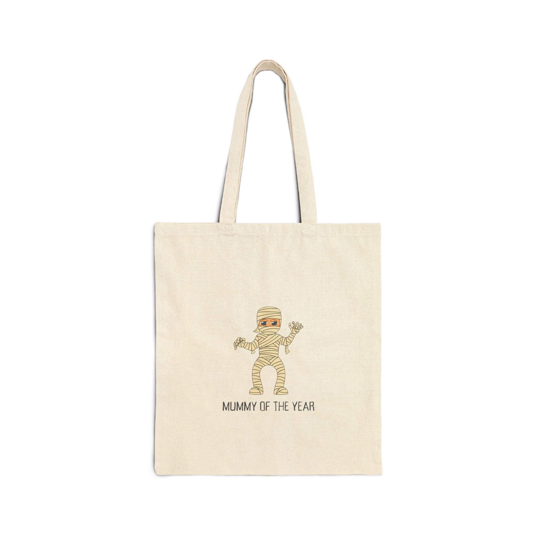 Mummy Of The Year Cotton Canvas Tote