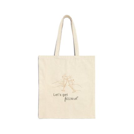 Let's Get Fizzical Cotton Canvas Tote