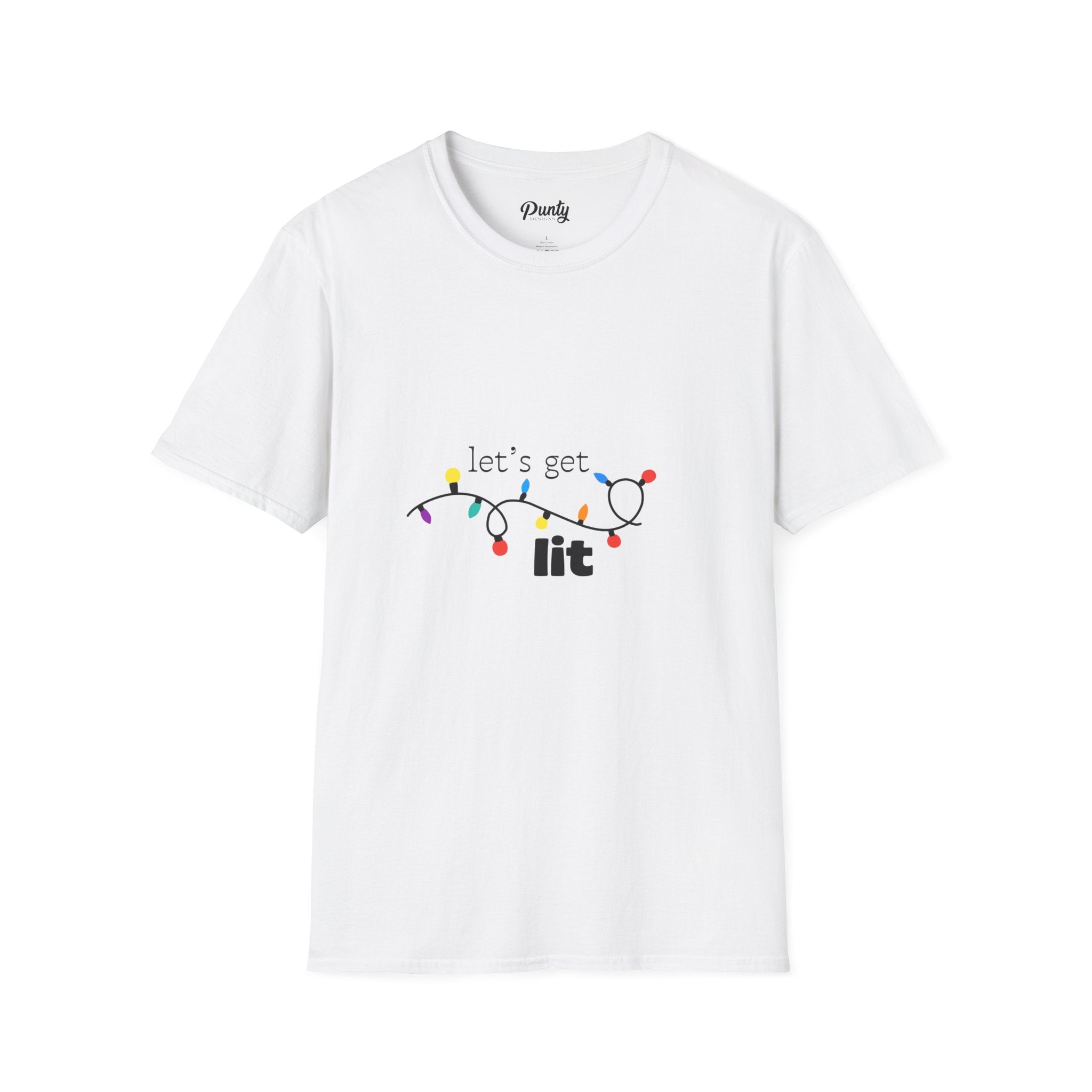 Let's Get Lit Softstyle Cotton Tee