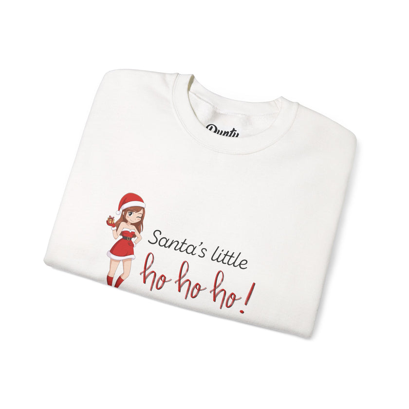 Santa's Little Ho Ho Ho Crewneck Sweatshirt