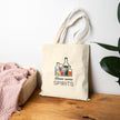Show Some Spirits Cotton Canvas Tote