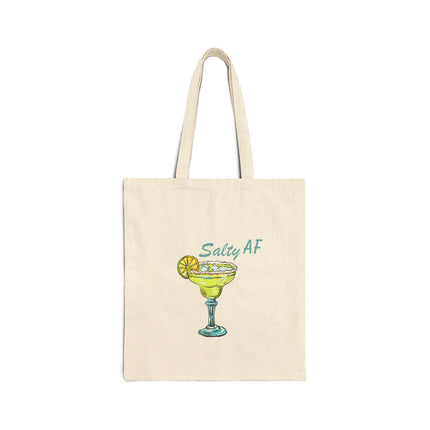 Salty AF Cotton Canvas Tote