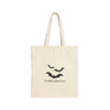 Batty About You Cotton Canvas Tote