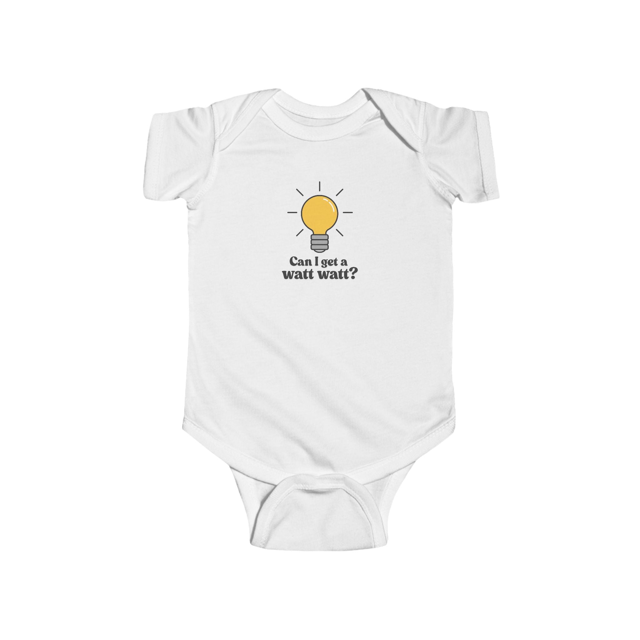Can I Get A Watt Watt Baby Onesie