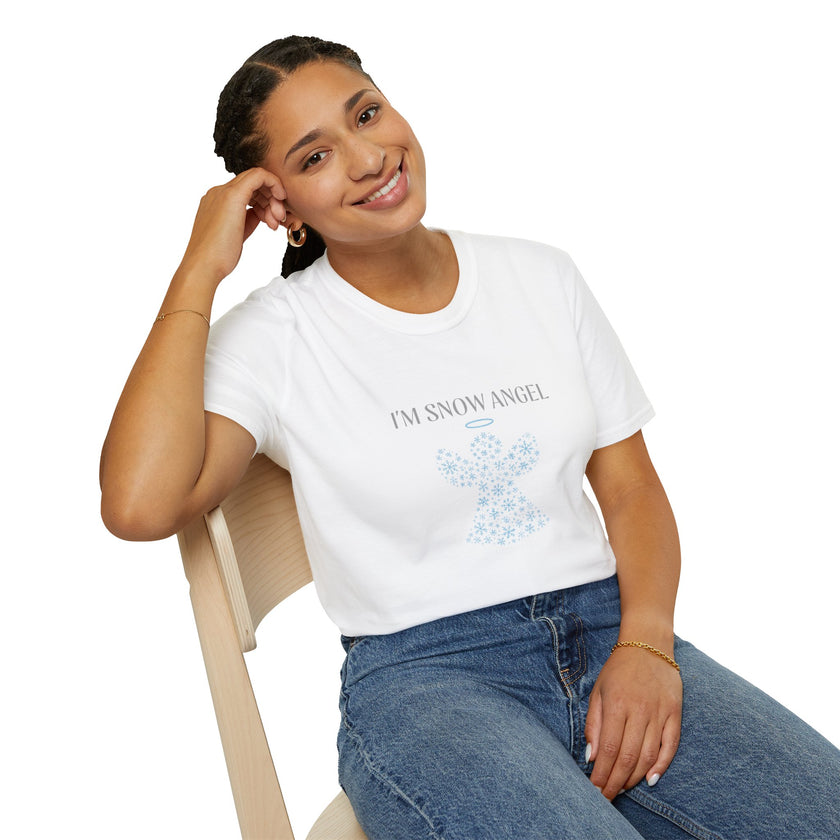I'm Snow Angel Softstyle Cotton Tee