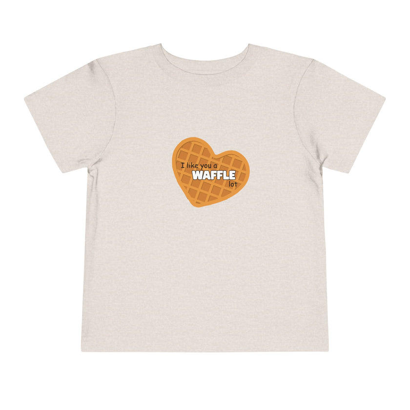 I Like You A Waffle Lot Toddler Tee
