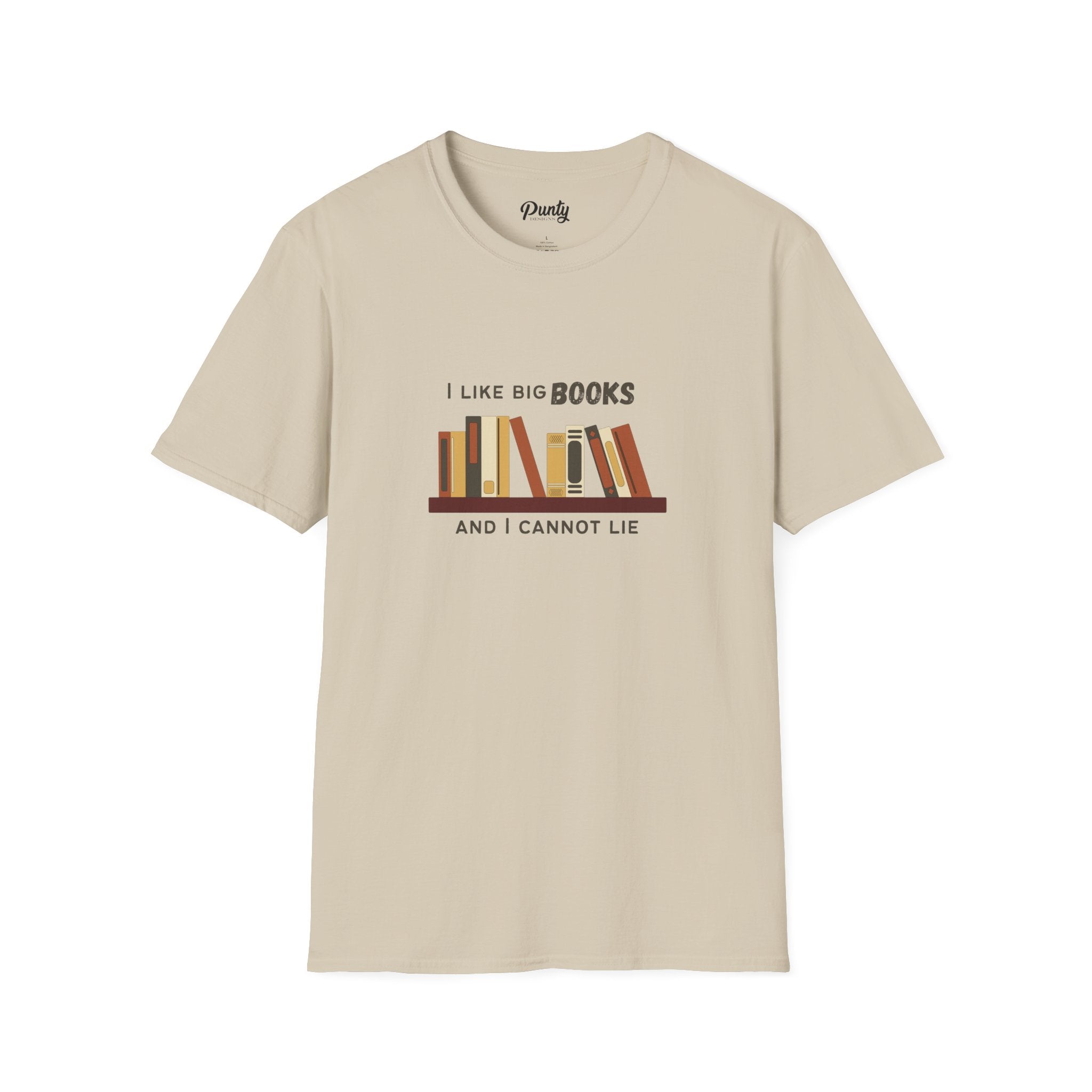 I Like Big Books And I Cannot Lie Softstyle Cotton Tee