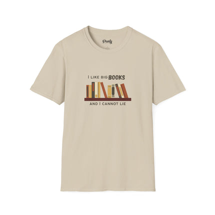 I Like Big Books And I Cannot Lie Softstyle Cotton Tee