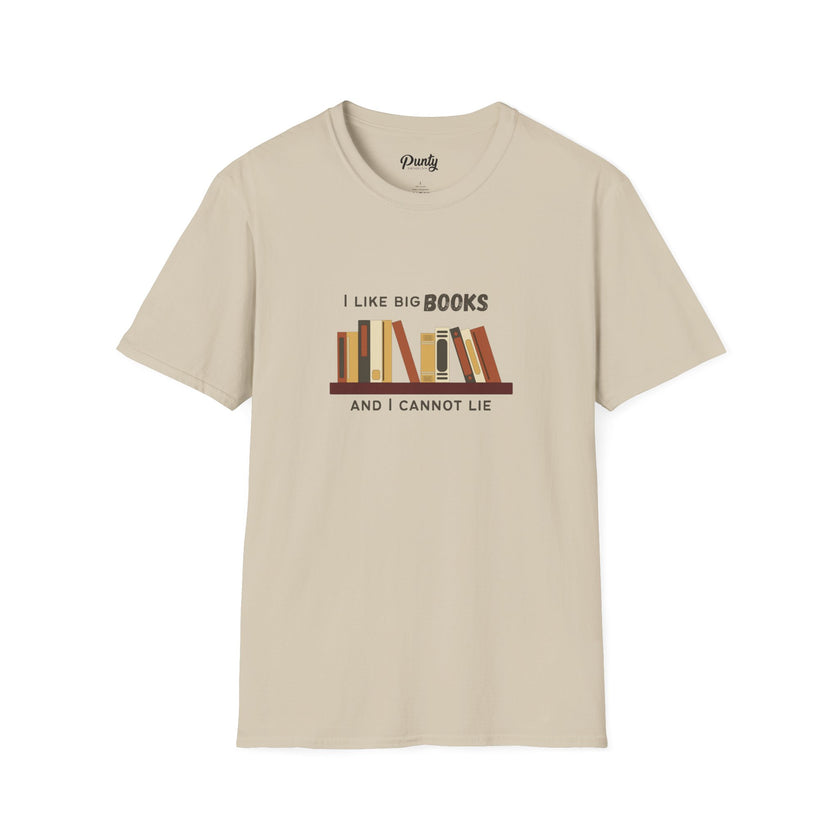 I Like Big Books And I Cannot Lie Softstyle Cotton Tee