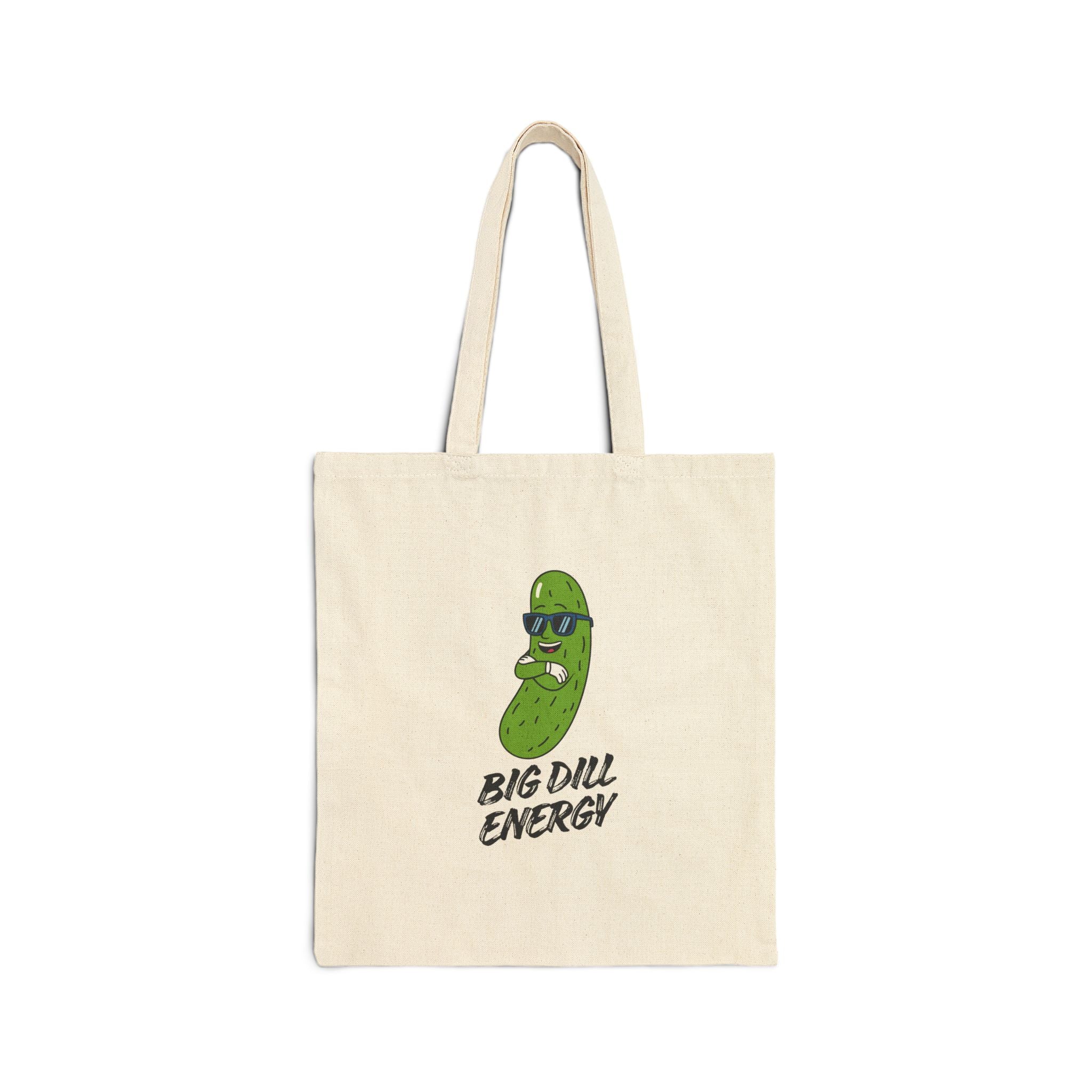 Big Dill Energy Cotton Canvas Tote