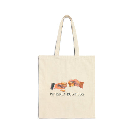 Whiskey Business Cotton Canvas Tote